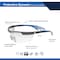 Ge Safety Glasses, Anti-Scratch, Clear Lens, Gray/Blue Frame GE101C - alternate 2
